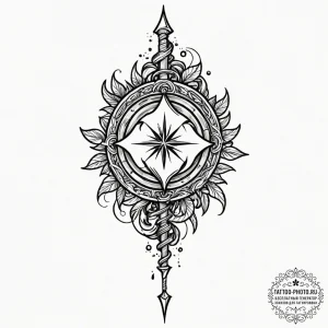 Tattoo design an abstract representation of a... - эскиз тату (№1753370884_0, 24.07.2025 15:28) — tattoo-photo.ru