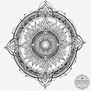 Tattoo design a dark, foggy swamp with myster... - эскиз тату (№1753378563_0, 24.07.2025 17:36) — tattoo-photo.ru