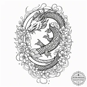 Tattoo design a zodiac symbol subtly woven in... - эскиз тату (№1753382940_0, 24.07.2025 18:49) — tattoo-photo.ru