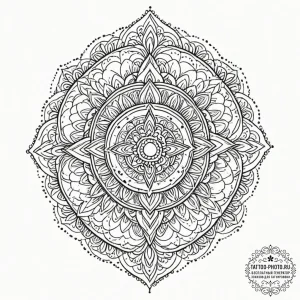 Bell, tattoo line art, geometric tattoo style... - эскиз тату (№1753387278_0, 24.07.2025 20:01) — tattoo-photo.ru