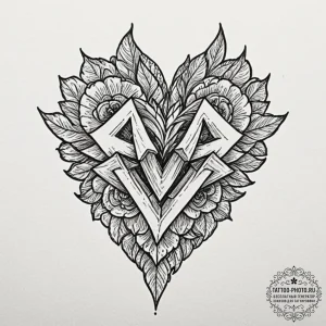 Tattoo sketch a single word split in half, on... - эскиз тату (№1753414400_0, 25.07.2025 03:33) — tattoo-photo.ru