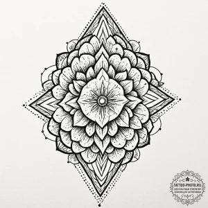 Tribal (pattern), tattoo drawing outline, dot... - эскиз тату (№1753417063_0, 25.07.2025 04:17) — tattoo-photo.ru