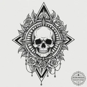 51. tattoo design: a neo-traditional style ru... - эскиз тату (№1753421978_0, 25.07.2025 05:39) — tattoo-photo.ru