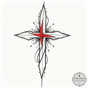 Peak ace, tattoo drawing outline, black and r... - эскиз тату (№1753426894_0, 25.07.2025 07:01) — tattoo-photo.ru