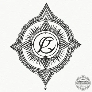 Tattoo design an abstract "aura" surrounding... - эскиз тату (№1753430007_0, 25.07.2025 07:53) — tattoo-photo.ru