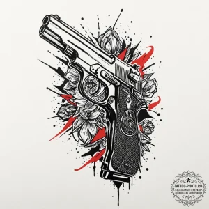 A trash polka sketch of bullet tooth tony fro... - эскиз тату (№1753437762_0, 25.07.2025 10:02) — tattoo-photo.ru