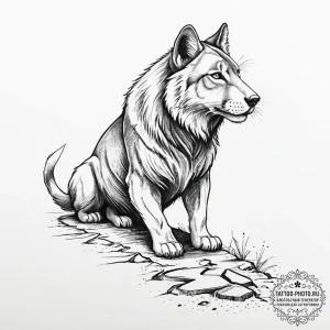 Tattoo design a path made of footprints, wher... - эскиз тату (№1753441944_0, 25.07.2025 11:12) — tattoo-photo.ru