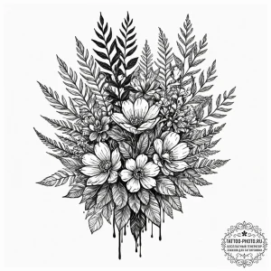 Tattoo sketch a minimalist rendering of a spe... - эскиз тату (№1753450673_0, 25.07.2025 13:37) — tattoo-photo.ru