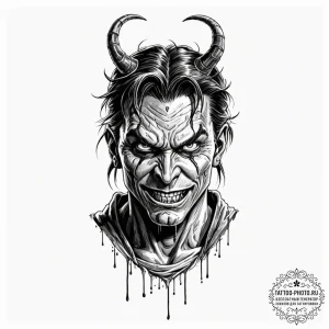 A sketch of the titular monster from jeepers... - эскиз тату (№1753450873_0, 25.07.2025 13:41) — tattoo-photo.ru