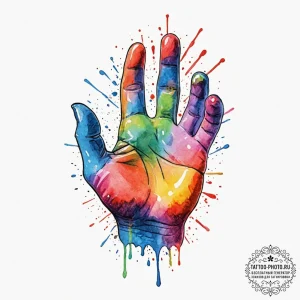 Fist, tattoo drawing outline, vibrant colors,... - эскиз тату (№1753467428_0, 25.07.2025 18:17) — tattoo-photo.ru