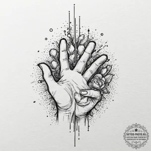 Tattoo sketch a person's vocal cords, but whe... - эскиз тату (№1753475339_0, 25.07.2025 20:28) — tattoo-photo.ru