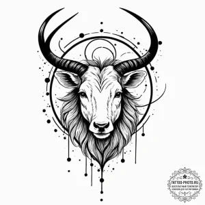 Tattoo design an abstract watercolor portrait... - эскиз тату (№1753481876_0, 25.07.2025 22:17) — tattoo-photo.ru