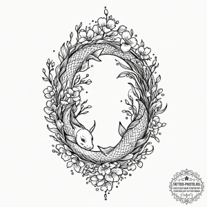 Tattoo sketch a series of four minimalist fra... - эскиз тату (№1753483581_0, 25.07.2025 22:46) — tattoo-photo.ru