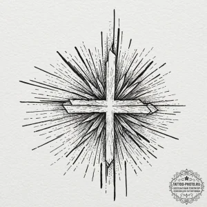 Tattoo sketch a broken crt screen showing sta... - эскиз тату (№1753484536_0, 25.07.2025 23:02) — tattoo-photo.ru