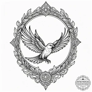 Tattoo design a book whose pages turn into bi... - эскиз тату (№1753498379_0, 26.07.2025 02:52) — tattoo-photo.ru