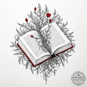 Tattoo sketch a plant with roots that are dig... - эскиз тату (№1753509270_0, 26.07.2025 05:54) — tattoo-photo.ru