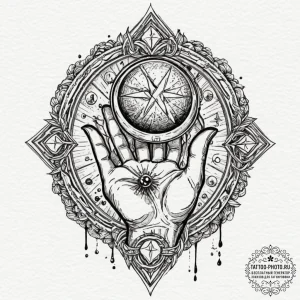 151. tattoo sketch: the rune "gadat," depicte... - эскиз тату (№1753510288_0, 26.07.2025 06:11) — tattoo-photo.ru