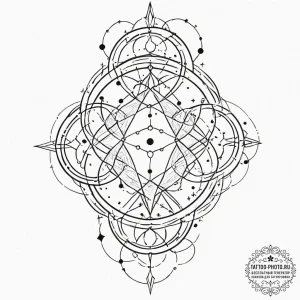 Tattoo sketch gemini constellation, lines con... - эскиз тату (№1753524403_0, 26.07.2025 10:06) — tattoo-photo.ru