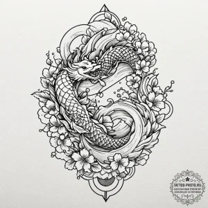 Nixie tube clock, tattoo line art, black and... - эскиз тату (№1753526531_0, 26.07.2025 10:42) — tattoo-photo.ru