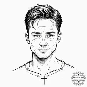 A sketch of john connor, a young leader., con... - эскиз тату (№1753559666_0, 26.07.2025 19:54) — tattoo-photo.ru