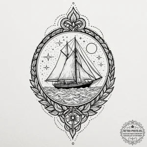 Tattoo design a tiny, abstract representation... - эскиз тату (№1753565518_0, 26.07.2025 21:31) — tattoo-photo.ru