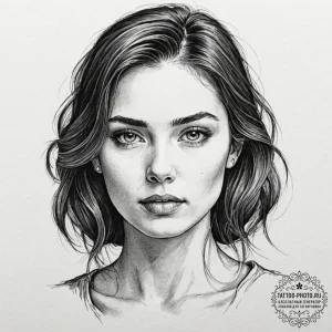 Portraits & people, concept art for tattoo, o... - эскиз тату (№1753570584_0, 26.07.2025 22:56) — tattoo-photo.ru