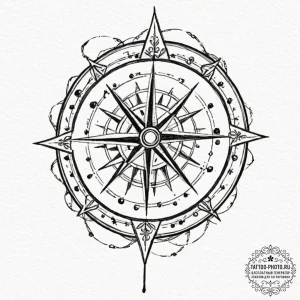 Tattoo sketch a single zodiac glyph with a vi... - эскиз тату (№1753574416_0, 27.07.2025 00:00) — tattoo-photo.ru