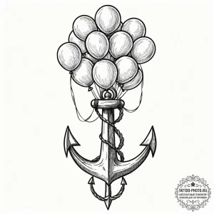 Tattoo design a boat's anchor, not sinking, b... - эскиз тату (№1753592250_0, 27.07.2025 04:57) — tattoo-photo.ru