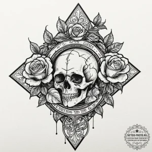 Tattoo sketch an abstract representation of "... - эскиз тату (№1753596193_0, 27.07.2025 06:03) — tattoo-photo.ru