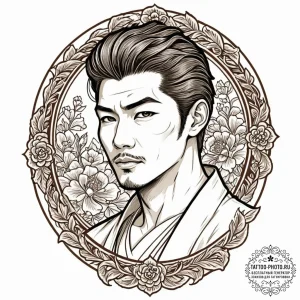 Yakuza (symbolism), artistic tattoo sketch, s... - эскиз тату (№1753612632_0, 27.07.2025 10:37) — tattoo-photo.ru
