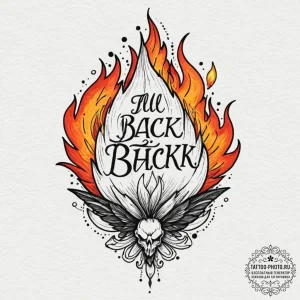125. a neo-traditional tattoo of the "i'll be... - эскиз тату (№1753614019_0, 27.07.2025 11:00) — tattoo-photo.ru