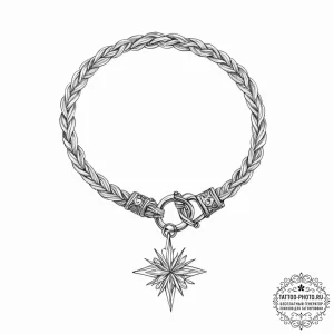 Tattoo sketch a fine line jewelry piece (e.g.... - эскиз тату (№1753630585_0, 27.07.2025 15:36) — tattoo-photo.ru