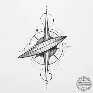 Tattoo sketch a stylized comet with a trailin... - эскиз тату (№1753638654_0, 27.07.2025 17:50) — tattoo-photo.ru