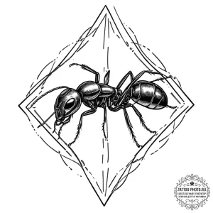 A sketch of ant-man riding an ant,, concept a... - эскиз тату (№1753644927_0, 27.07.2025 19:35) — tattoo-photo.ru