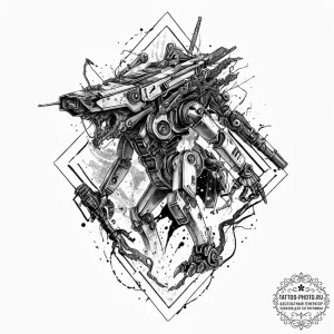 112. trash polka sketch of ripley in the powe... - эскиз тату (№1753652420_0, 27.07.2025 21:40) — tattoo-photo.ru