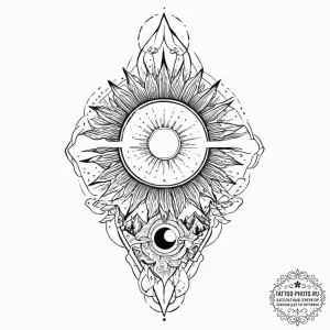 Tattoo sketch a minimalist representation of... - эскиз тату (№1753653611_0, 27.07.2025 22:00) — tattoo-photo.ru