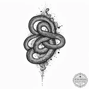 Tattoo sketch a person shedding their old ski... - эскиз тату (№1753663786_0, 28.07.2025 00:49) — tattoo-photo.ru