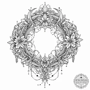 Tattoo sketch a series of abstract, heavy, da... - эскиз тату (№1753664191_0, 28.07.2025 00:56) — tattoo-photo.ru