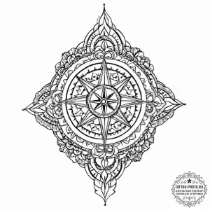 Tattoo sketch: a cluster of lunitsa symbols,... - эскиз тату (№1753669522_0, 28.07.2025 02:25) — tattoo-photo.ru