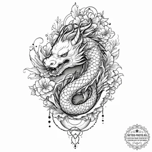 Tattoo design a powerful thought bubble with... - эскиз тату (№1753676870_0, 28.07.2025 04:27) — tattoo-photo.ru