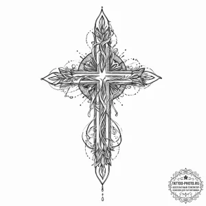 Vodyanoy (water spirit), tattoo sketch design... - эскиз тату (№1753677450_0, 28.07.2025 04:37) — tattoo-photo.ru