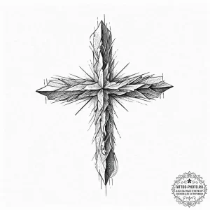 Tattoo design a solid block of ice, unyieldin... - эскиз тату (№1753677646_0, 28.07.2025 04:40) — tattoo-photo.ru