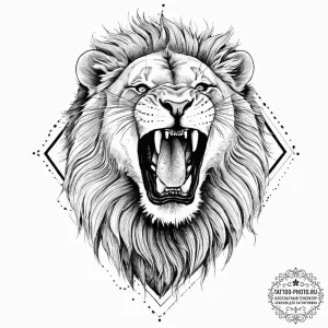 A national geographic style photo of a majest... - эскиз тату (№1753689360_0, 28.07.2025 07:56) — tattoo-photo.ru