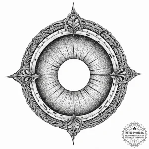 Tattoo design an abstract 'portal' on one, le... - эскиз тату (№1753696260_0, 28.07.2025 09:51) — tattoo-photo.ru