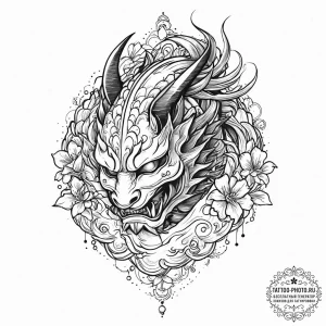 Tattoo design a detailed medieval helmet with... - эскиз тату (№1753703051_0, 28.07.2025 11:44) — tattoo-photo.ru