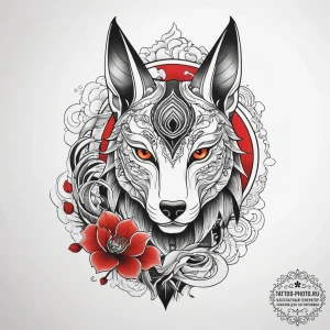 Art deco anubis, tattoo sketch design, on a c... - эскиз тату (№1753738201_0, 28.07.2025 21:30) — tattoo-photo.ru