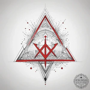 Numbers (as elements), concept art for tattoo... - эскиз тату (№1753743677_0, 28.07.2025 23:01) — tattoo-photo.ru