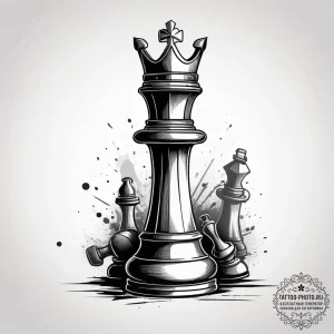 Tattoo design a stylized depiction of a strat... - эскиз тату (№1753748937_0, 29.07.2025 00:28) — tattoo-photo.ru