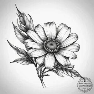 Tattoo sketch a slender sprig of lavender or... - эскиз тату (№1753749904_0, 29.07.2025 00:45) — tattoo-photo.ru