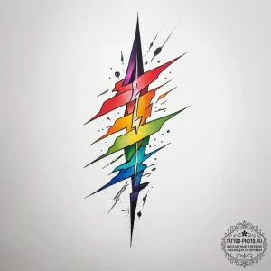 Lightning, tattoo drawing outline, minimalist... - эскиз тату (№1753751842_0, 29.07.2025 01:17) — tattoo-photo.ru
